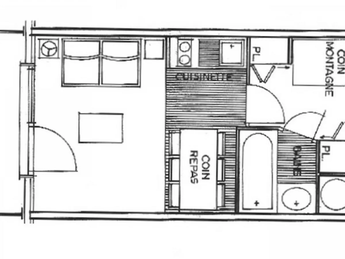 Les Saisies - Studio Cabine 4 Pers. Avec Balcon Sud - Fr-1-293-177 0*, Les Saisies