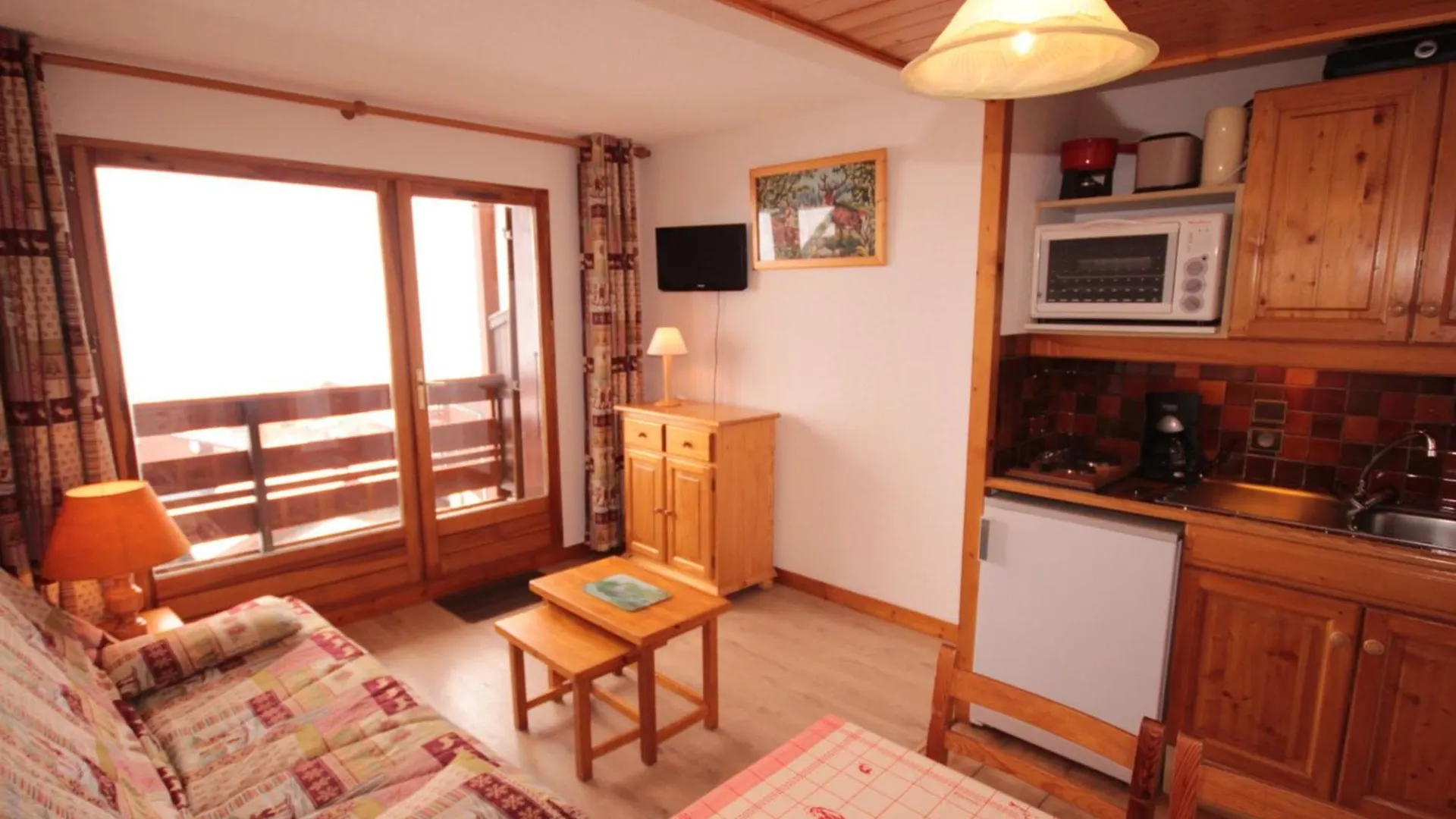 Les Saisies - Studio Cabine 4 Pers. Avec Balcon Sud - Fr-1-293-177 Les Saisies